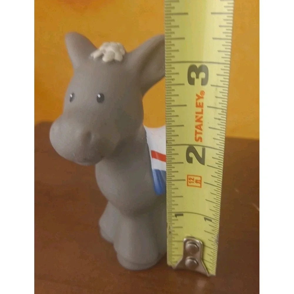 Fisher Price Little People Christmas‎ Nativity Donkey White Blanket 2005